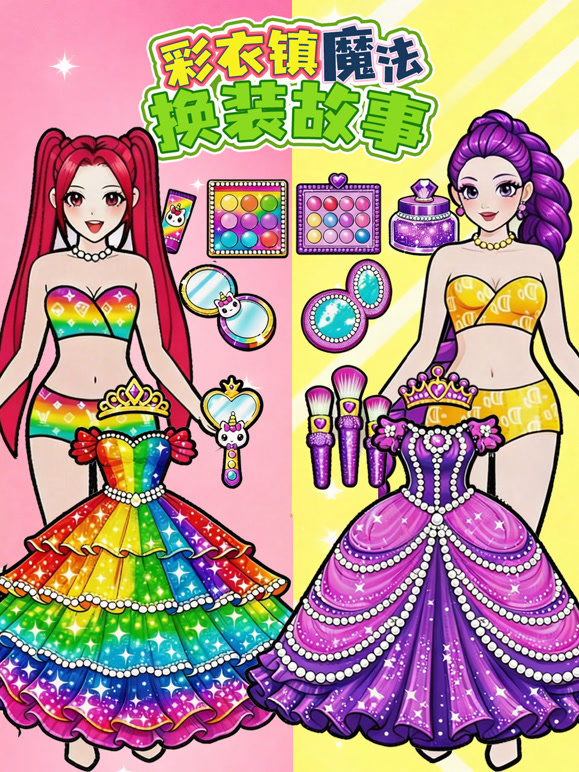 彩衣镇魔法换装故事