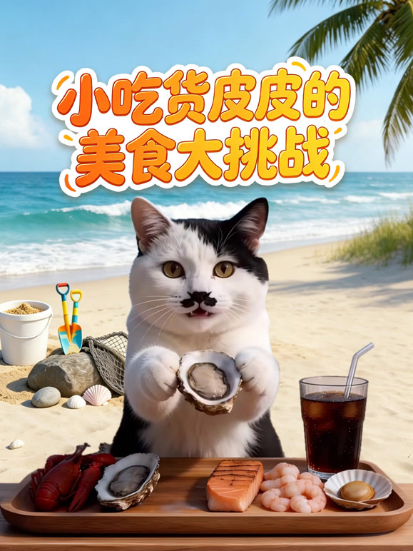 小吃货皮皮的美食大挑战