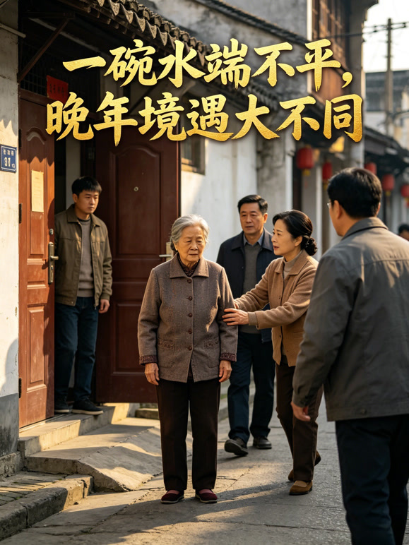 一碗水端不平，晚年境遇大不同