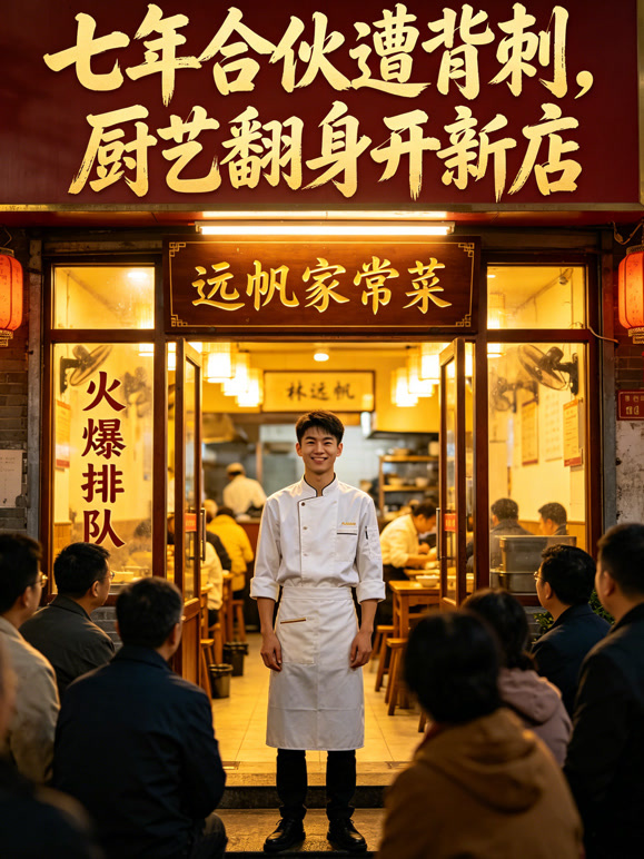 七年合伙遭背刺，厨艺翻身开新店