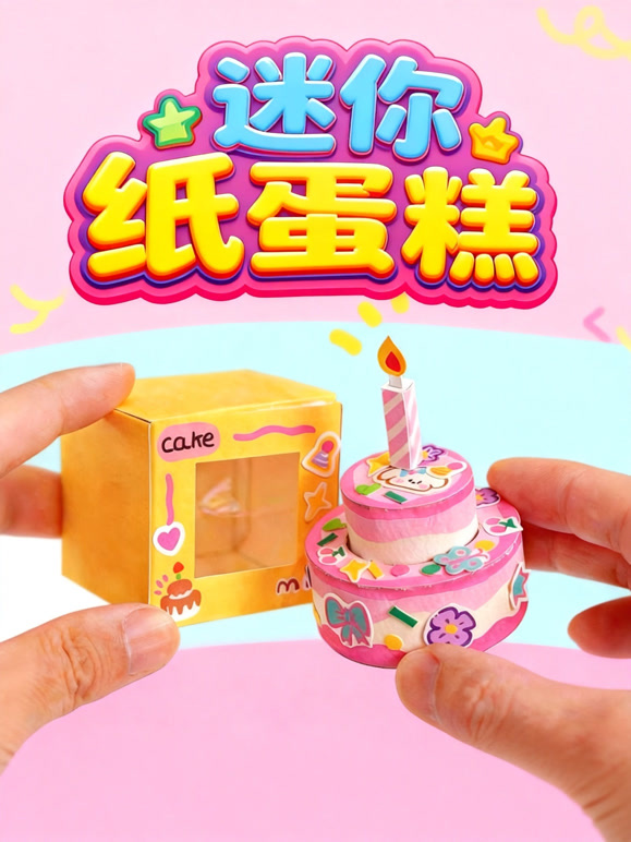 迷你纸蛋糕