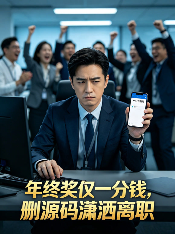 年终奖仅一分钱，删源码潇洒离职