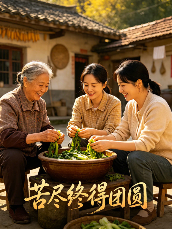 苦尽终得团圆
