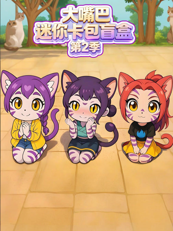 大嘴巴迷你卡包盲盒 第二季