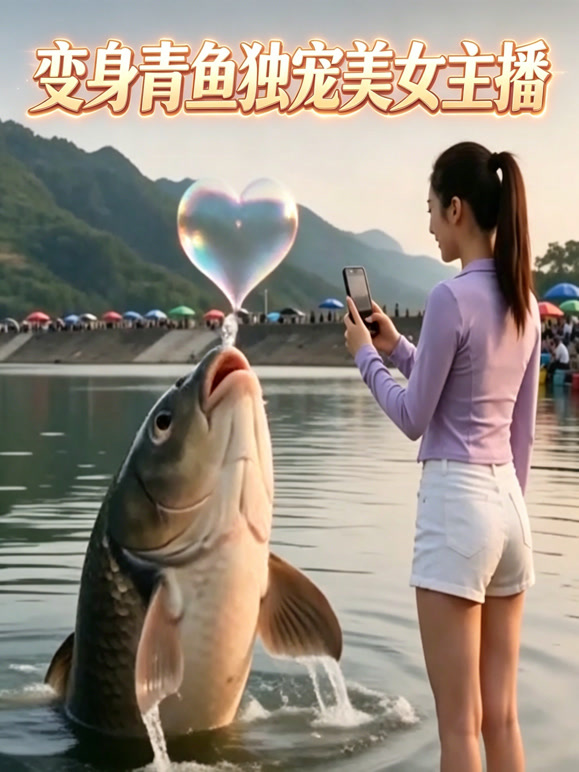 变身青鱼独宠美女主播