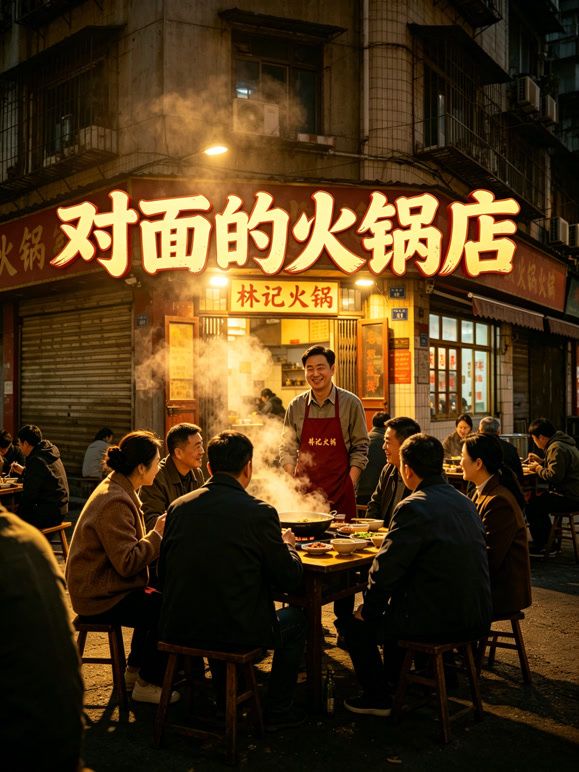 对面的火锅店