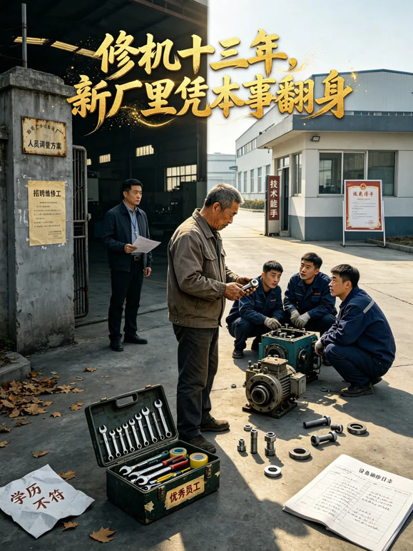修机十三年，新厂里凭本事翻身