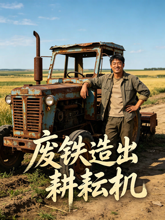 废铁造出耕耘机