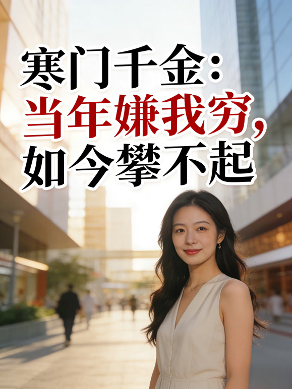 寒门千金：当年嫌我穷，如今攀不起