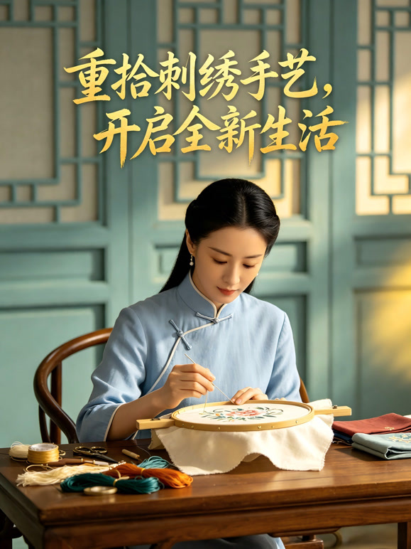 重拾刺绣手艺，开启全新生活