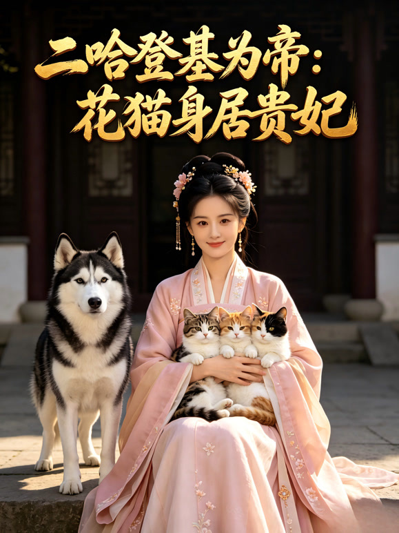 二哈登基为帝：花猫身居贵妃