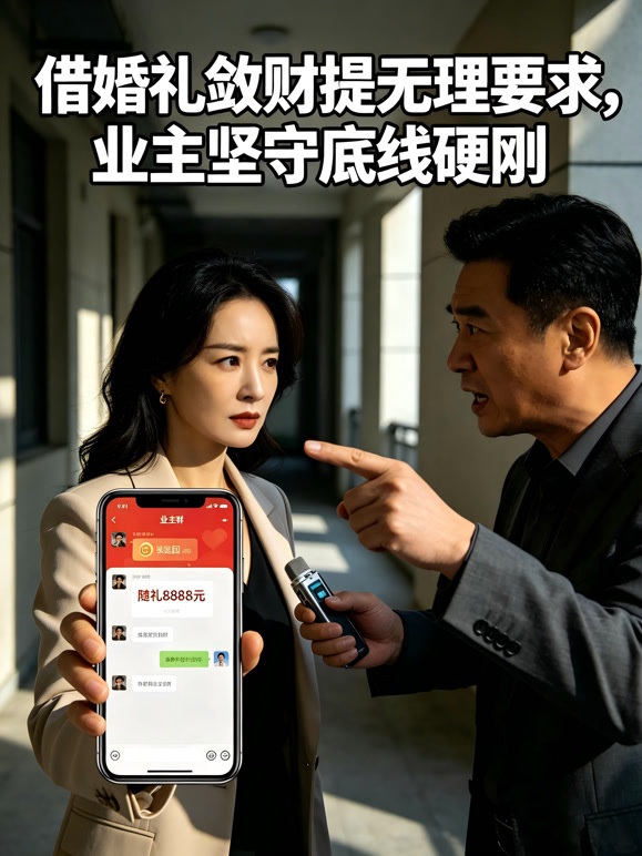 借婚礼敛财提无理要求，业主坚守底线硬刚