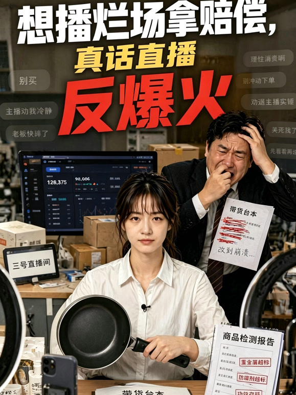想播烂场拿赔偿，真话直播反爆火