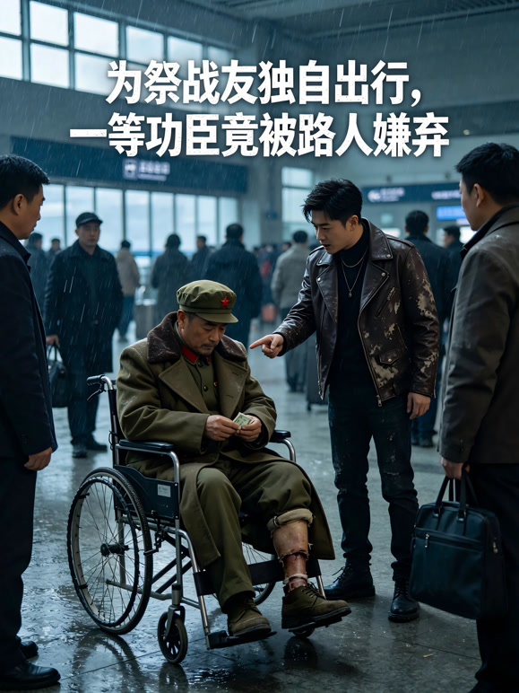 为祭战友独自出行，一等功臣竟被路人嫌弃