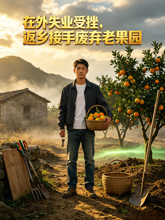 在外失业受挫，返乡接手废弃老果园