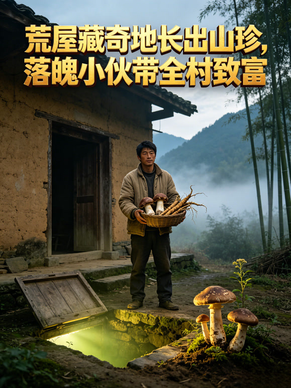 荒屋藏奇地长出山珍，落魄小伙带全村致富