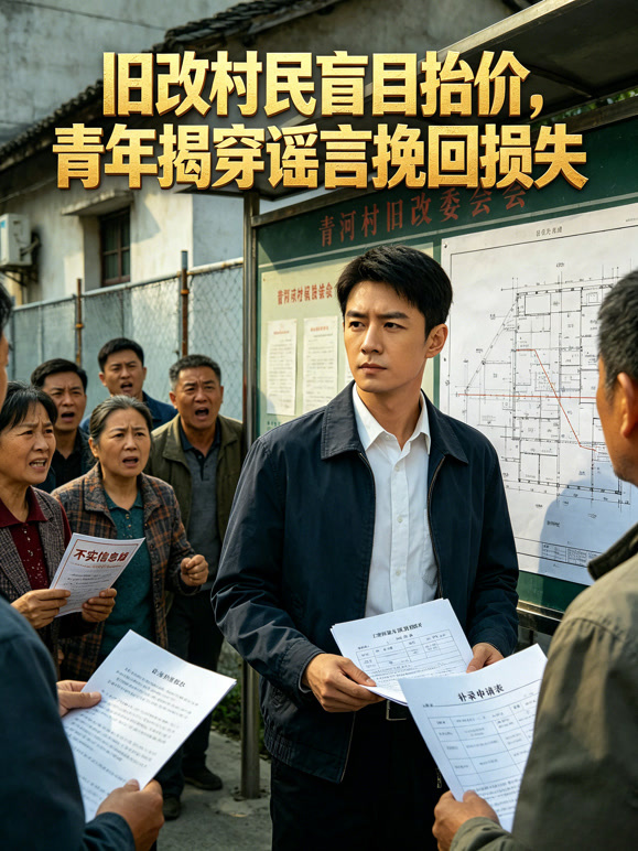 旧改村民盲目抬价，青年揭穿谣言挽回损失
