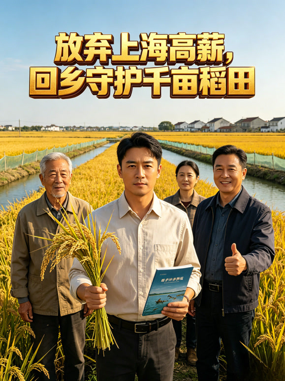 放弃上海高薪，回乡守护千亩稻田