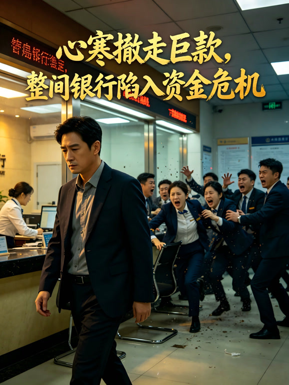 心寒撤走巨款，整间银行陷入资金危机