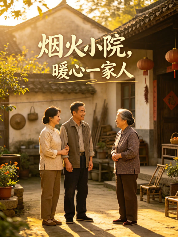 烟火小院，暖心一家人