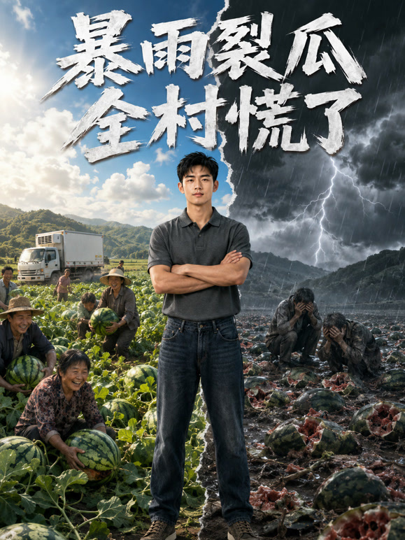 暴雨裂瓜，全村慌了