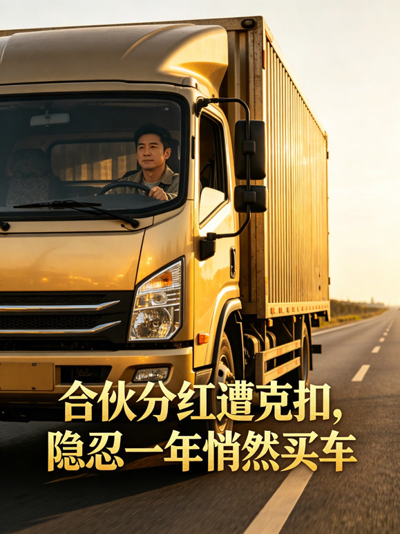 合伙分红遭克扣，隐忍一年悄然买车
