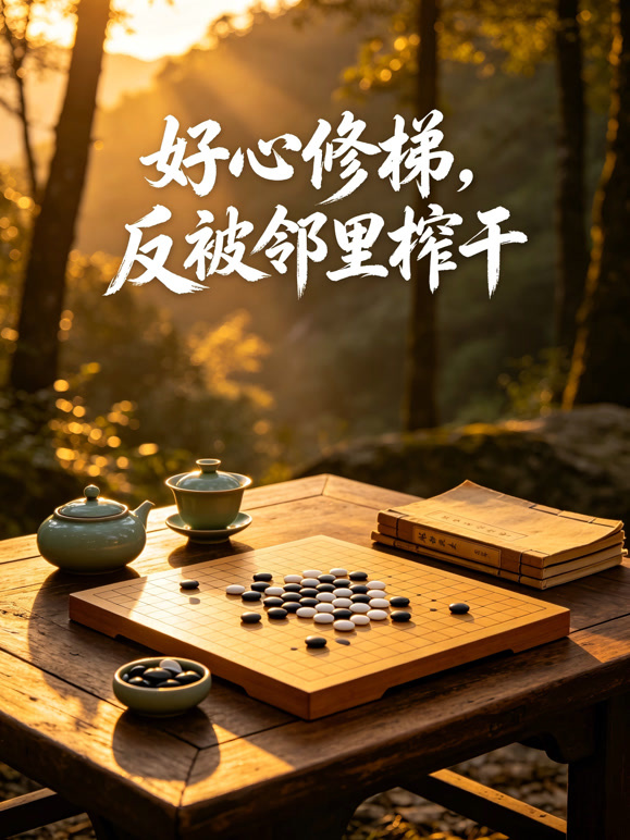 好心修梯，反被邻里榨干