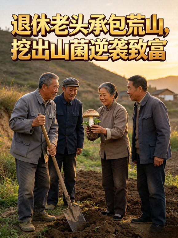 退休老头承包荒山，挖出山菌逆袭致富