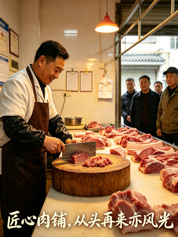 匠心肉铺，从头再来亦风光