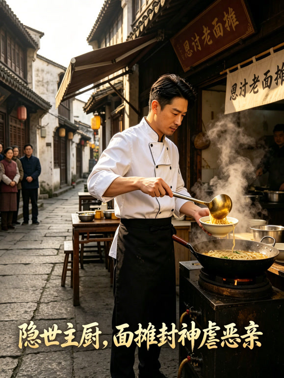 隐世主厨，面摊封神虐恶亲