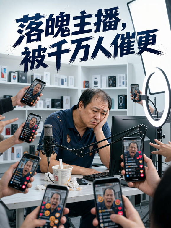 落魄主播，被千万人催更