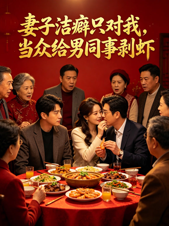 妻子洁癖只对我，当众给男同事剥虾
