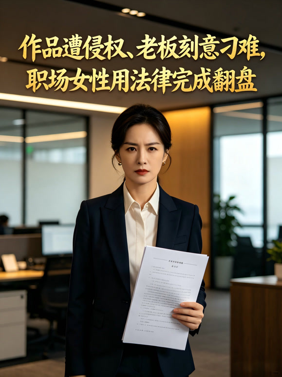 作品遭侵权、老板刻意刁难，职场女性用法律完成翻盘