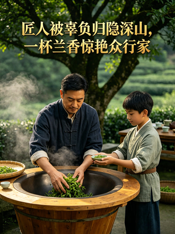 匠人被辜负归隐深山，一杯兰香惊艳众行家