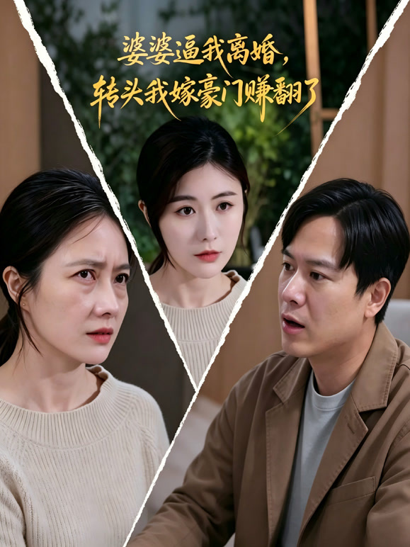 婆婆逼我离婚，转头我嫁豪门赚翻了