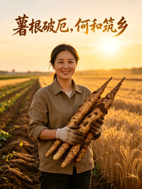 薯根破厄，何和筑乡