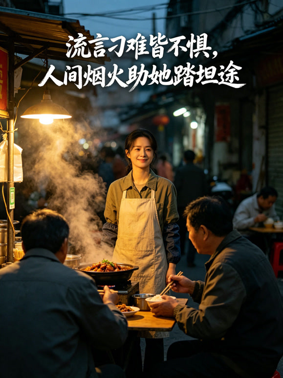 流言刁难皆不惧，人间烟火助她踏坦途