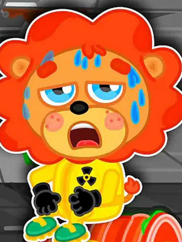 搞笑动画小狮子