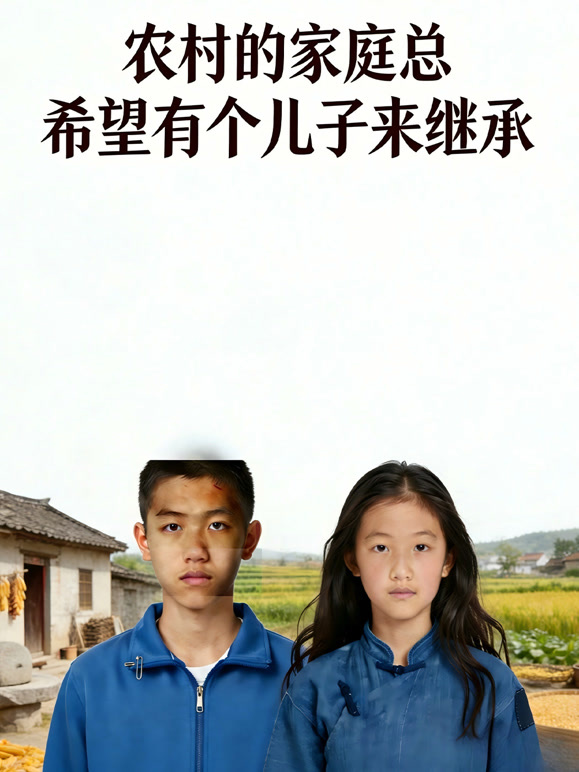 农村的家庭总希望有个儿子来继承