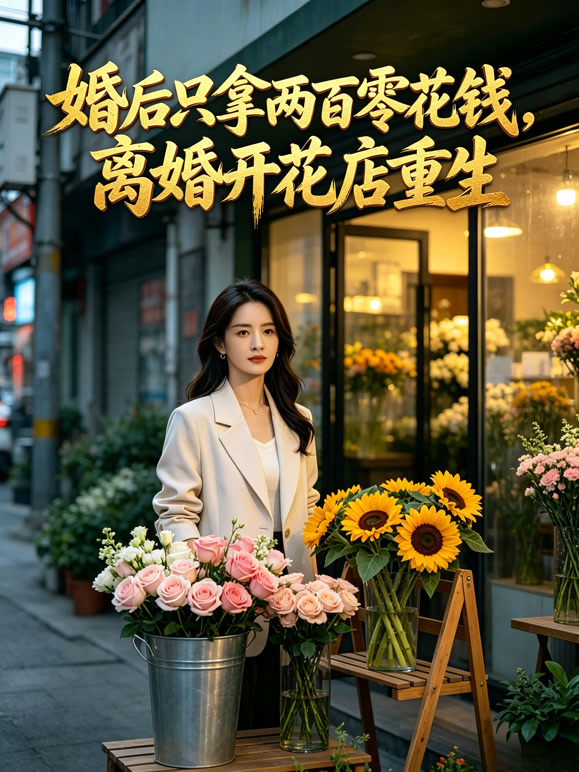 婚后只拿两百零花钱，离婚开花店重生