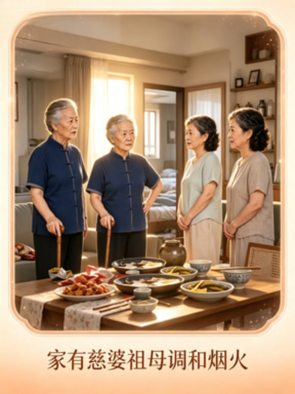 家有慈婆祖母调和烟火