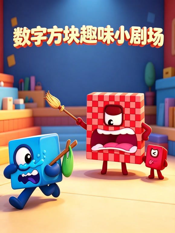 数字方块趣味小剧场