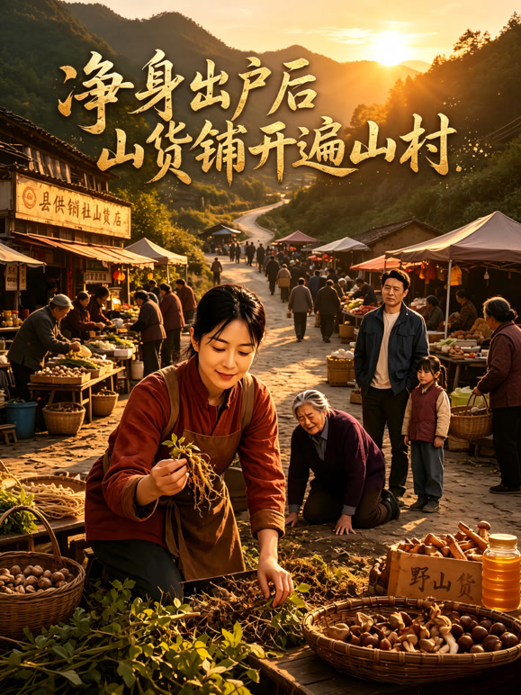 净身出户后山货铺开遍山村