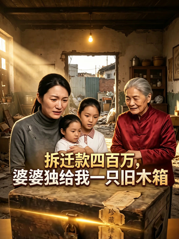 拆迁款四百万，婆婆独给我一只旧木箱