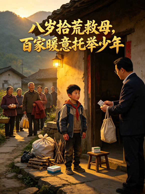 八岁拾荒救母，百家暖意托举少年
