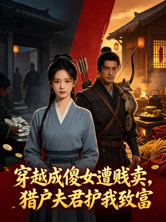 穿越成傻女遭贱卖，猎户夫君护我致富