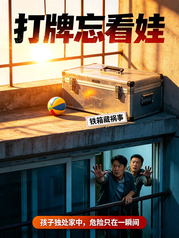 打牌忘看娃，铁箱藏祸事