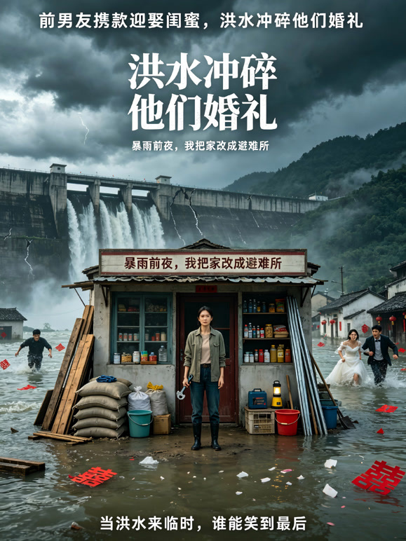 洪水冲碎他们婚礼