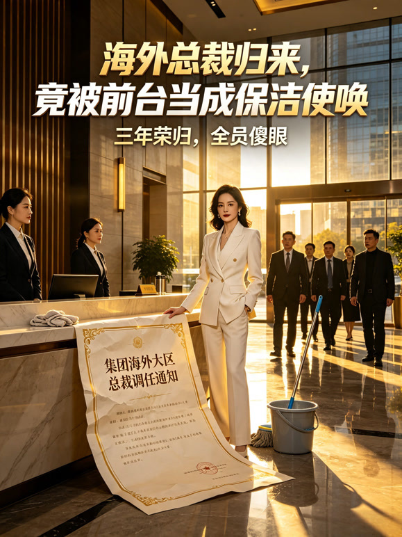 海外总裁归来，竟被前台当成保洁使唤