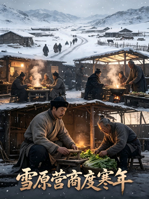 雪原营商度寒年
